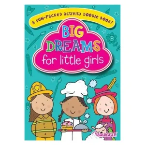 A4 Dream Big Activity Doodle Book - 32 Pages Creative Doodling Engaging Activities High Quality