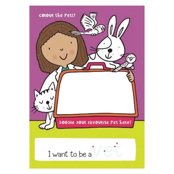 A4 Dream Big Activity Doodle Book - 32 Pages Creative Doodling Engaging Activities High Quality