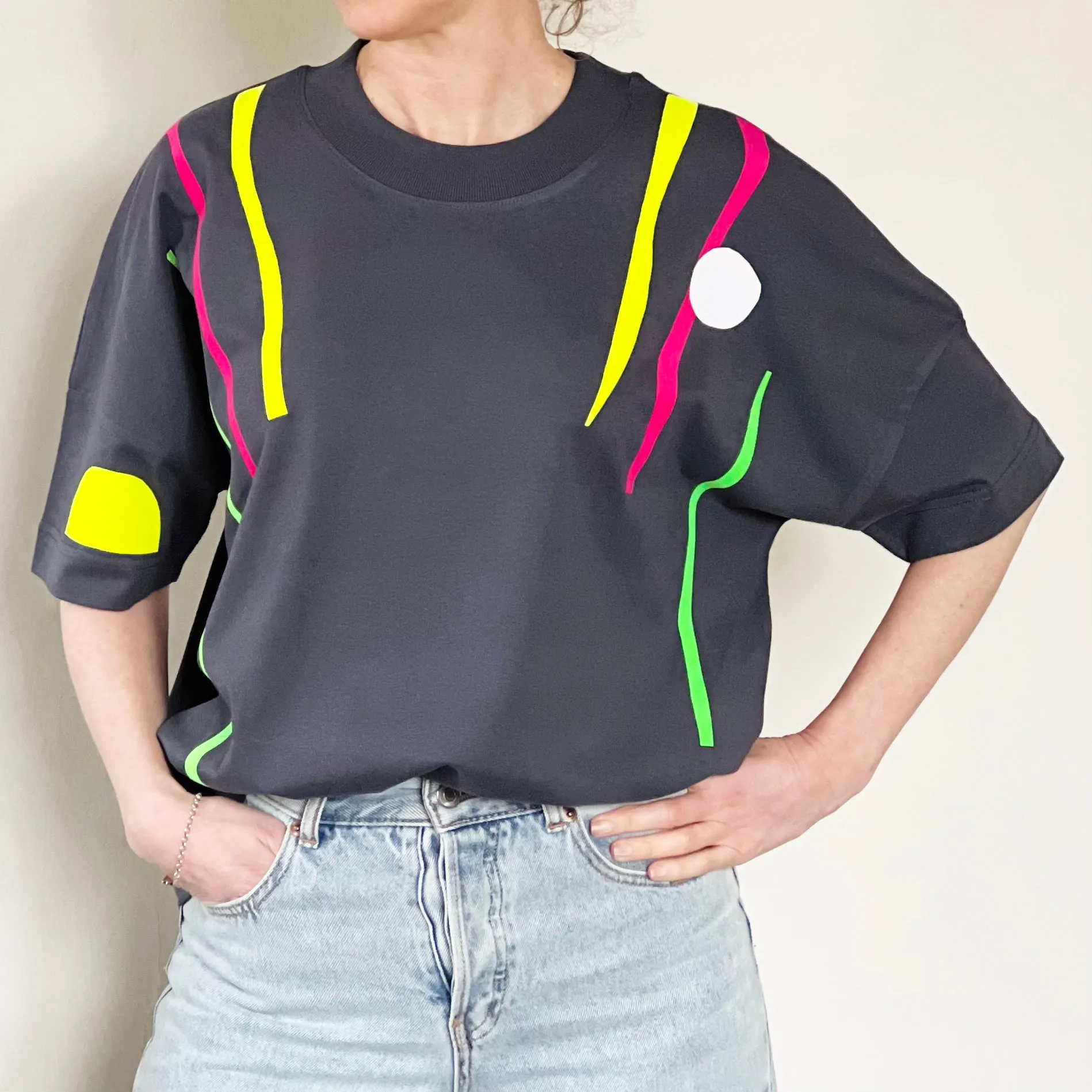 Boxy Unisex Unique Off Cuts T-Shirt