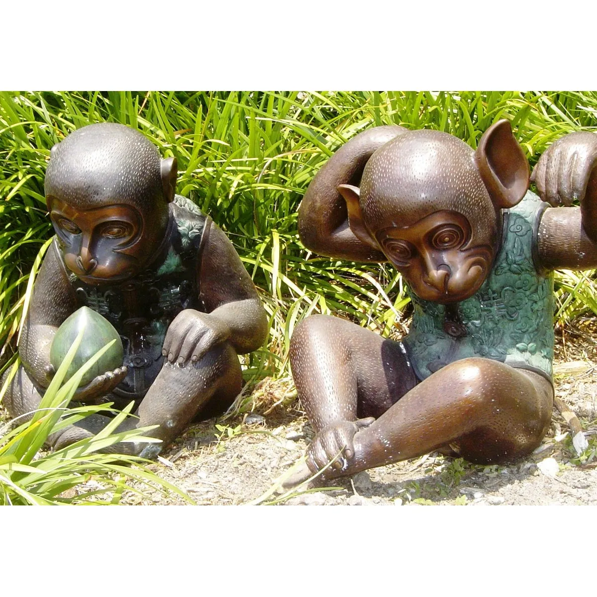 Bronze Monkey Statue