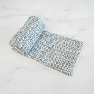 Classic Blue Handwoven Kitchen Towel