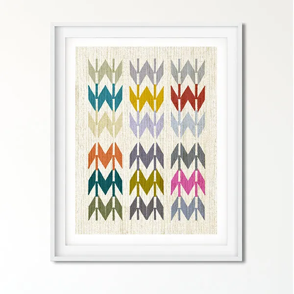 Colorful Arrow Art Poster Print