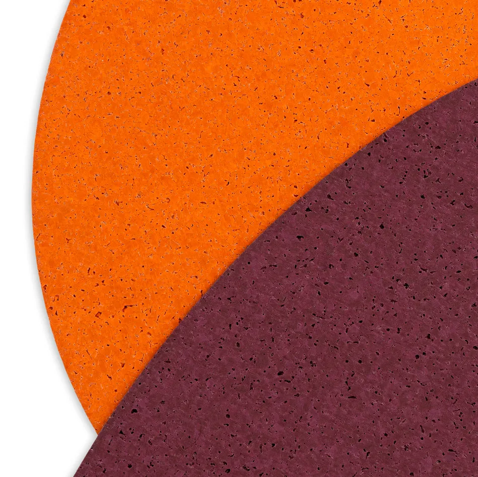 Cosmos Recycled Rubber Coasters - Set of 4 - Sunrise