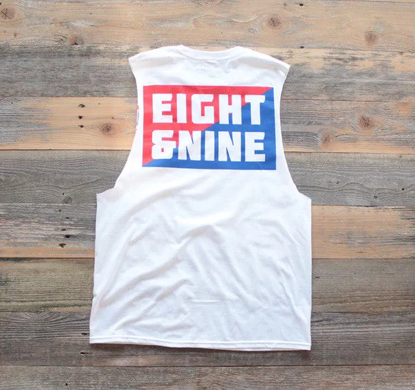 Drag Race Sleeve Chop White