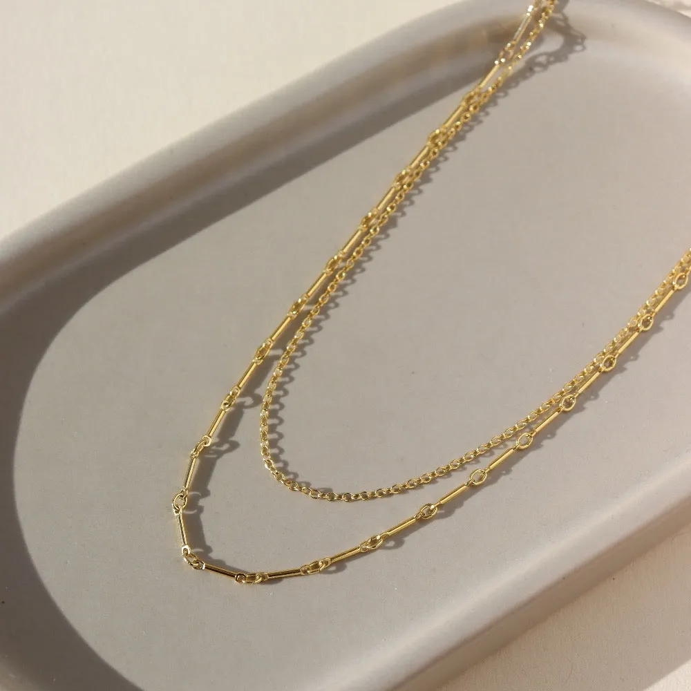 Equinox Double Chain Necklace | Wholesale
