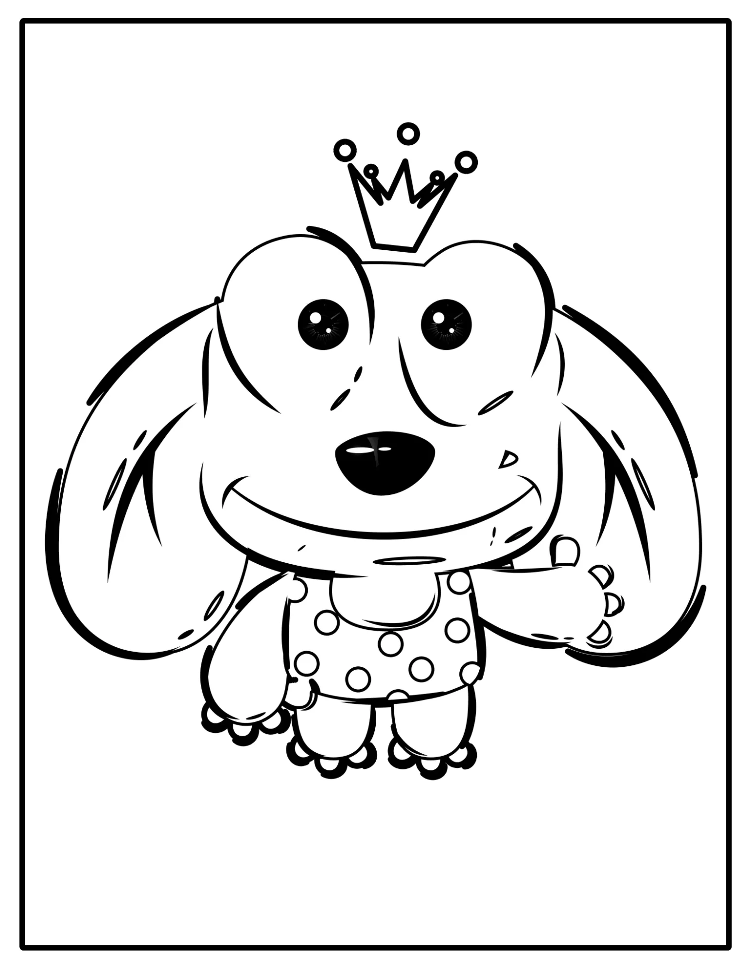 Halloween Monsters, Printable Coloring Book for All Ages PDF for Adults