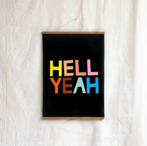 Hell Yeah Art TeaTowel