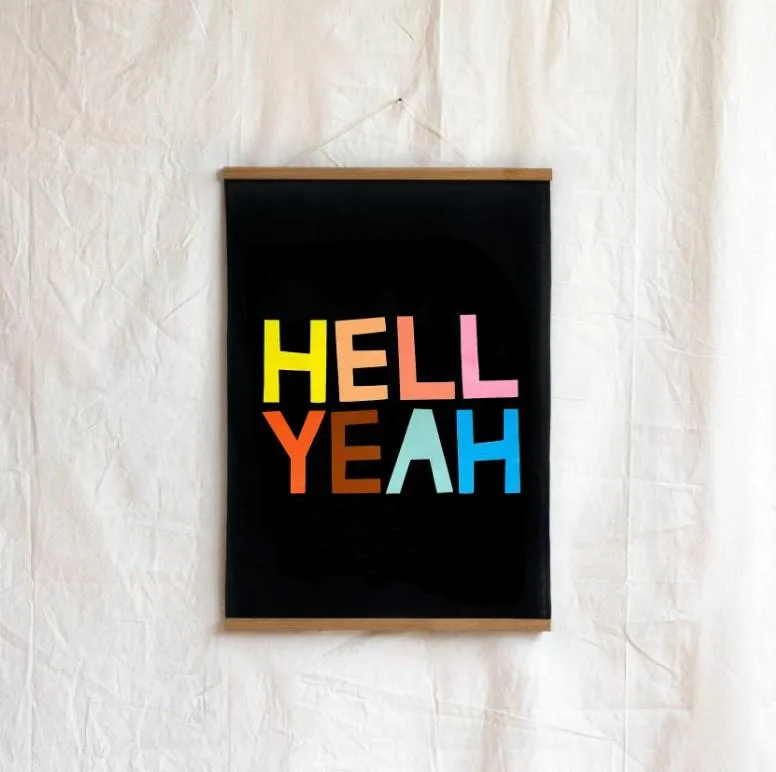 Hell Yeah Art TeaTowel