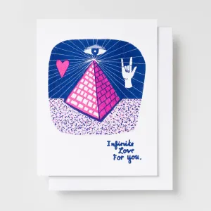 Infinite Love For You - Risograph Card