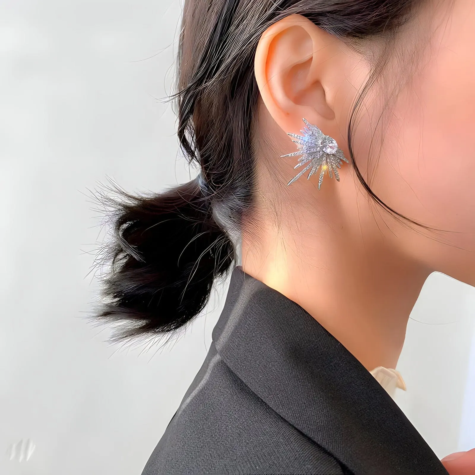 The Iridiana Stud Earring - Multiple Colors