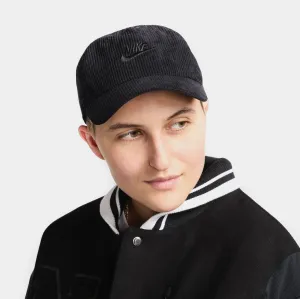 Unstructured Corduroy Cap Mens Hat (Black)