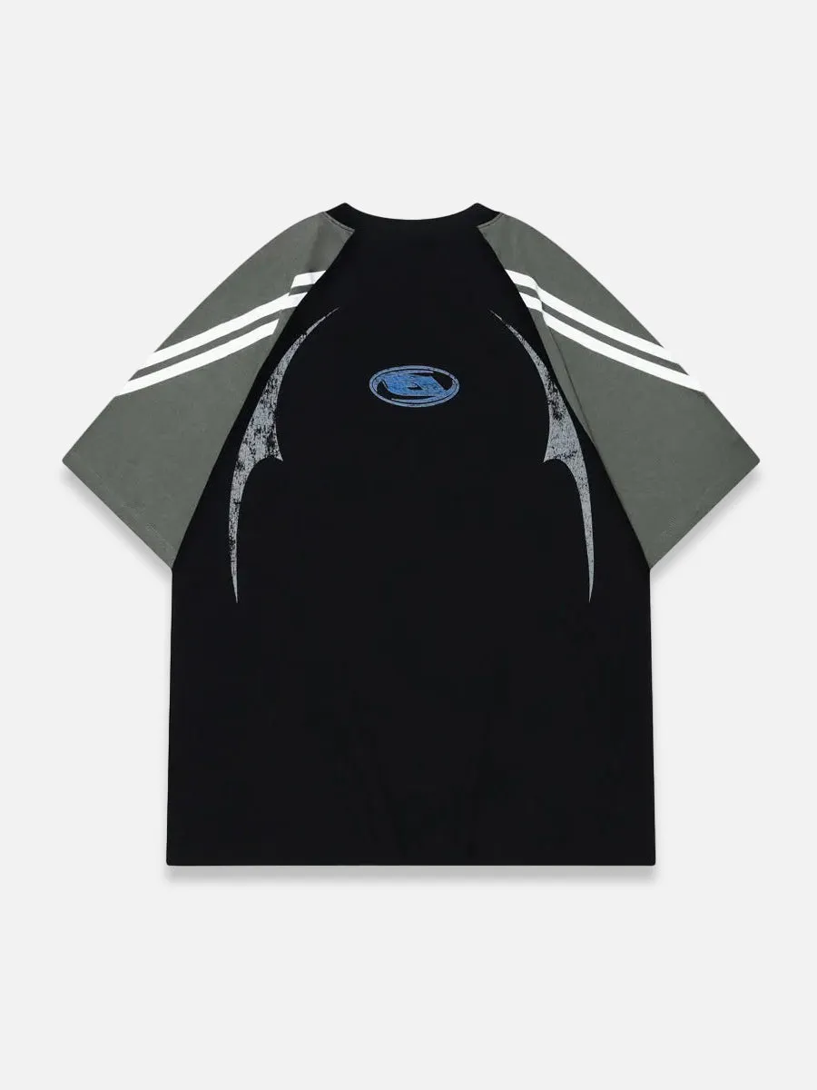 Y2K Retro Graphic Print Tee